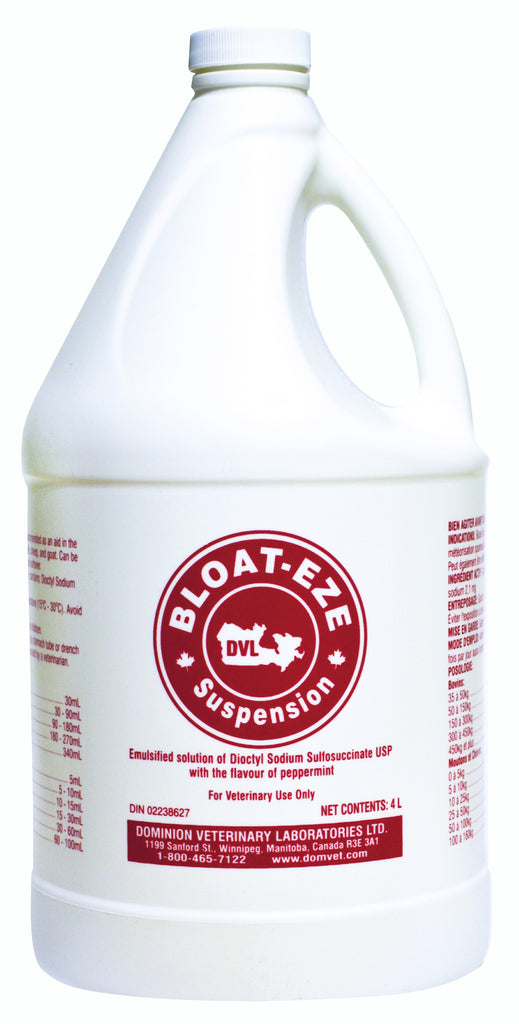 BLOATEZE Cattle Supply aid in the treatment of frothy bloat in cattle