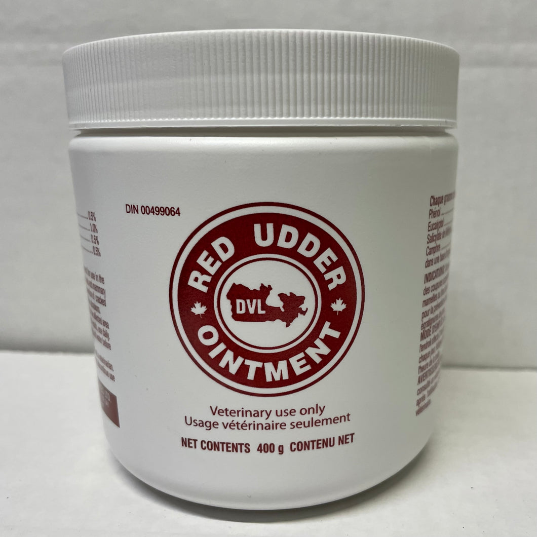 RED UDDER OINTMENT Treatment of surface wounds, cuts, and abrasions of teats
