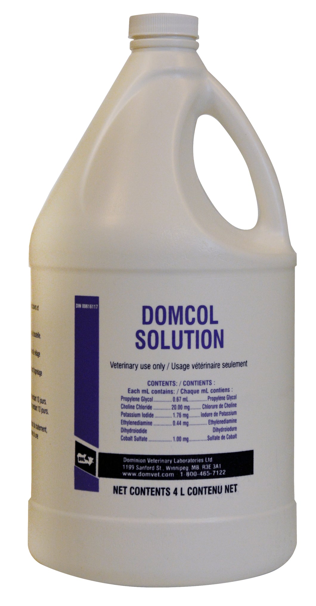 DOMCOL SOLUTION 4 L Cattle Supply treatment of acetonemia.