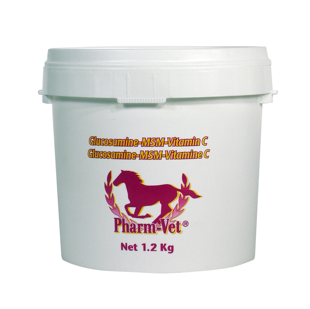 GLUCOSAMINE-MSM-VIT.C 1.2KG Horse Supply