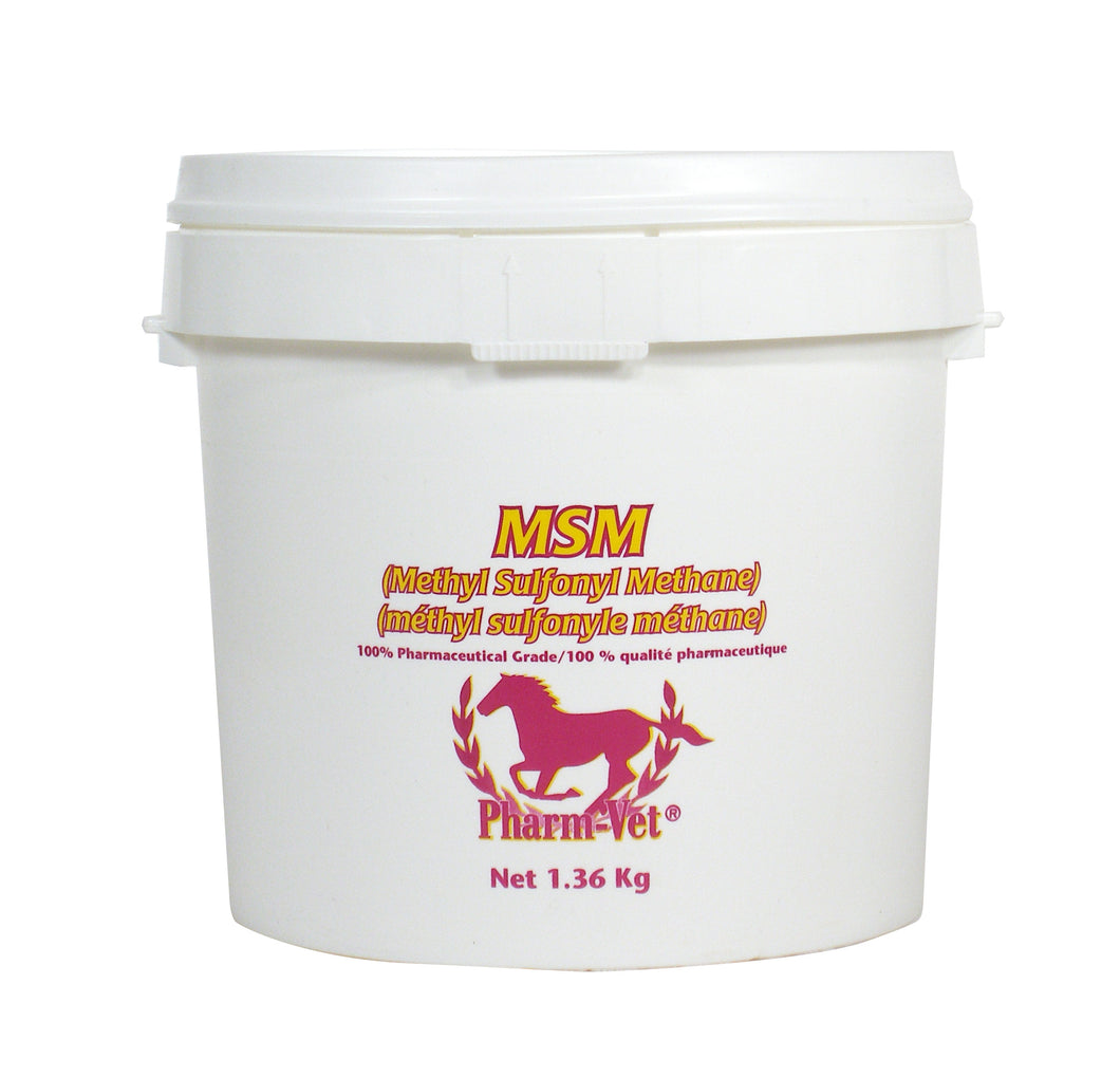 MSM POWDER 1.36KG promotes healthy joints and ligaments.