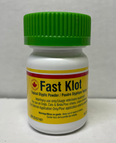 FAST KLOT 14G Stops superficial bleeding of the skin and nails for dogs, cats