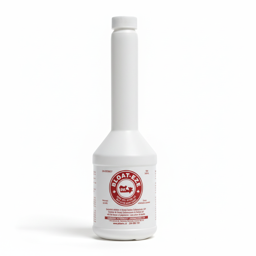 Bloat-Eze Oral Solution on a clean white background