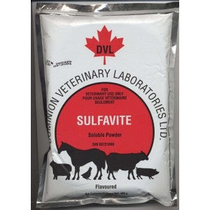 SULFAVITE Cattle Supply Treatment of respiratory and enteric infections in cattle, sheep, and swine.