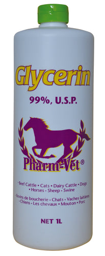 GLYCERIN 1L functions as a humectant, preservative and lubricant.
