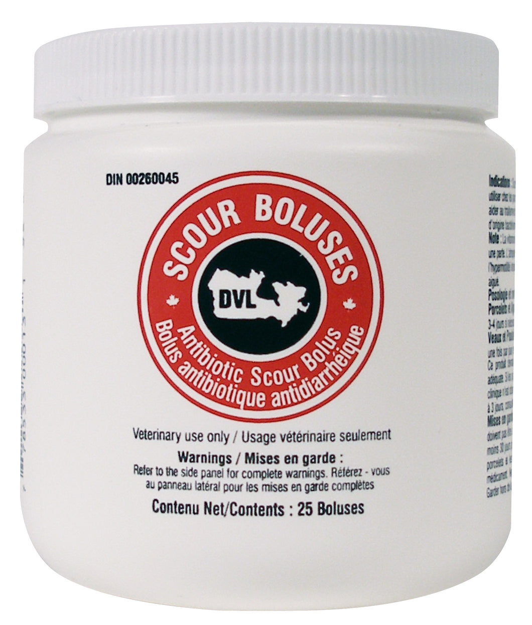 CALF SCOUR BOLUSES,  25's.  Cattle supply treatment of bacterial diarrhea and enteritis.