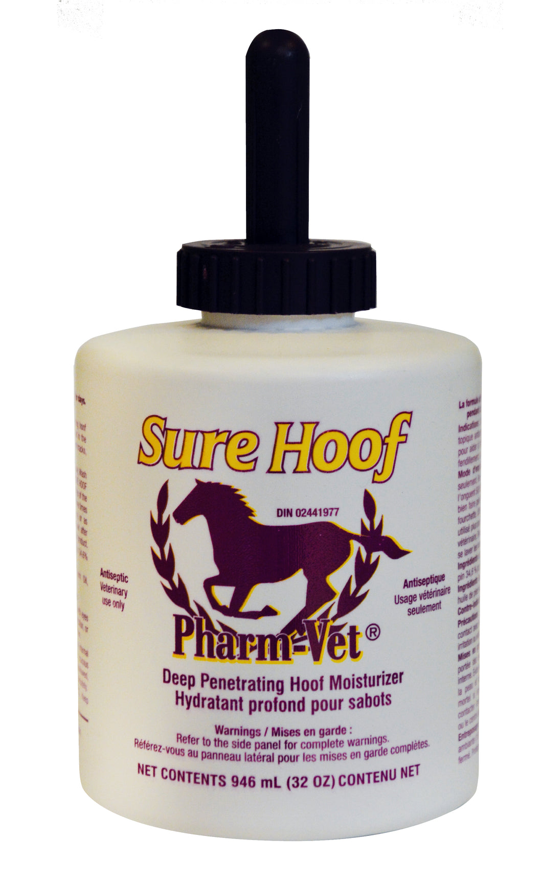 SURE HOOF 946ML Horse hoof dressing for hard, dry and brittle hooves.
